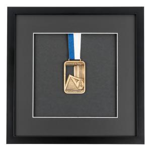 Medaljram 30x30 cm, svart