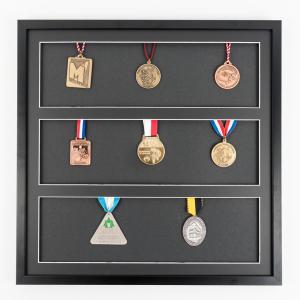 Medaljram 50x50 cm, svart