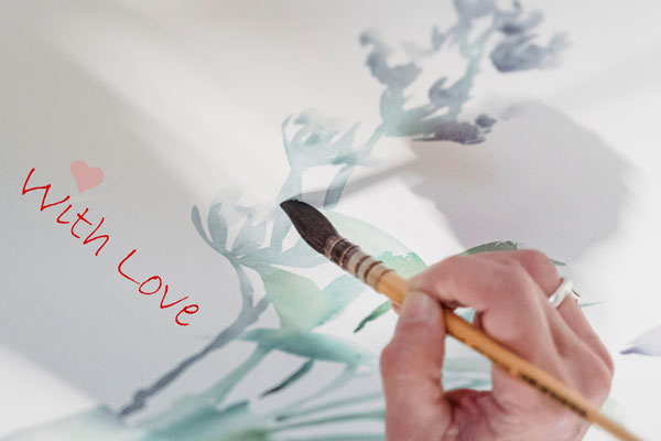 Kärlek är konst – måla en tavla till någon du älskar