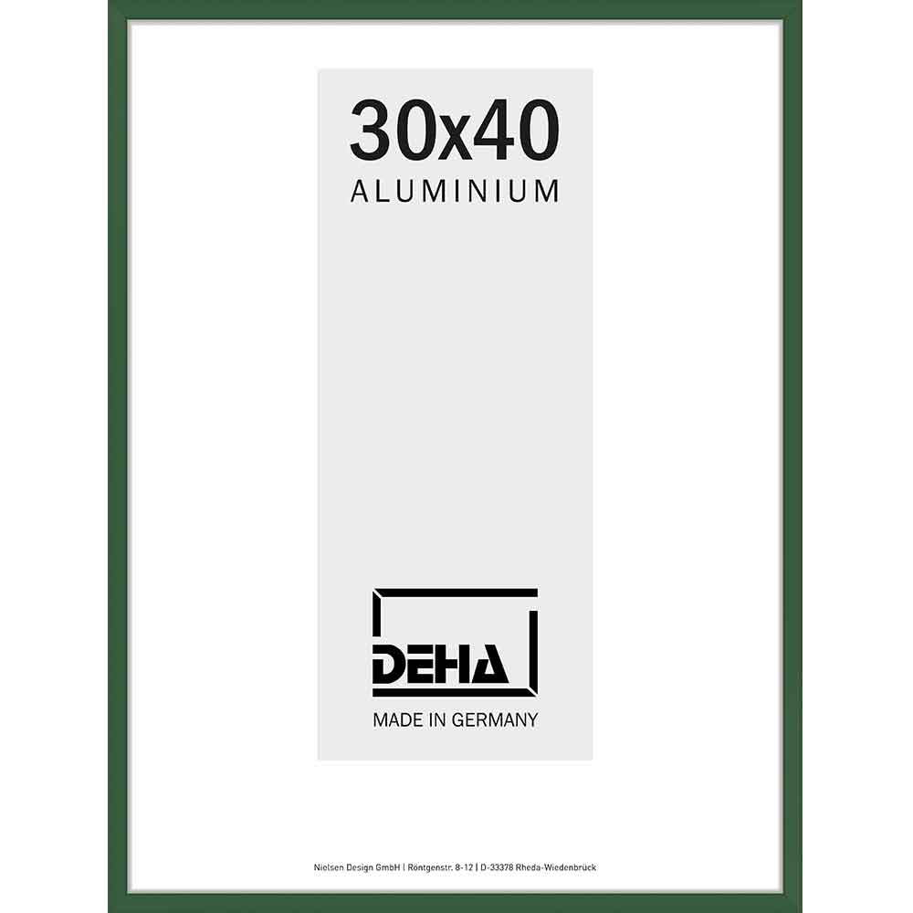 Aluminiumram Superba 40x40 cm | mossgrön 6005 | Standardglas