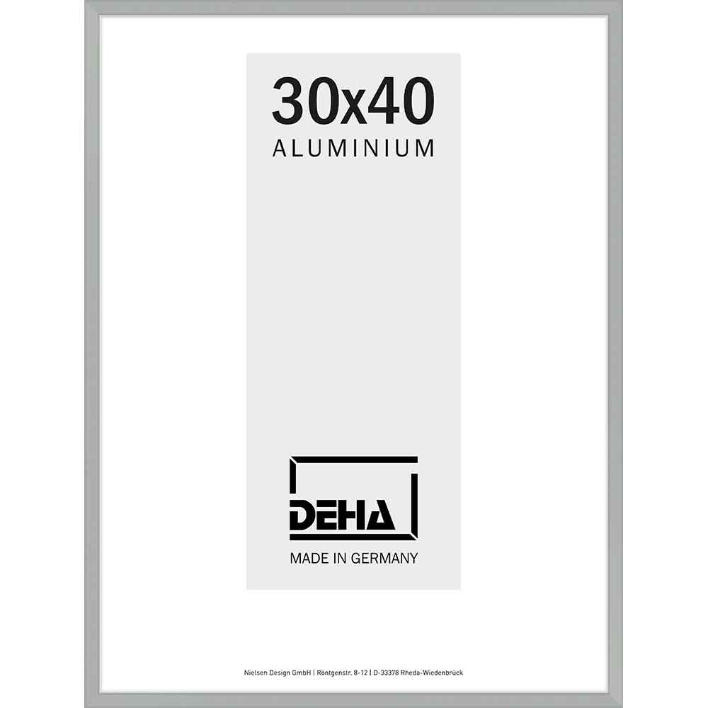 Aluminiumram Superba 40x40 cm | platina | Standardglas