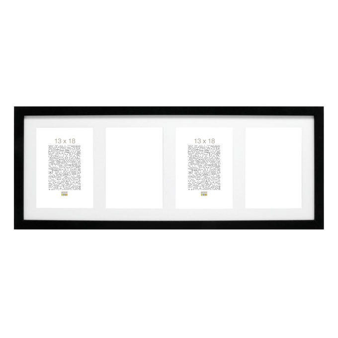 Juliette – galleriram för 4 bilder 10x15 cm | svart | Standardglas