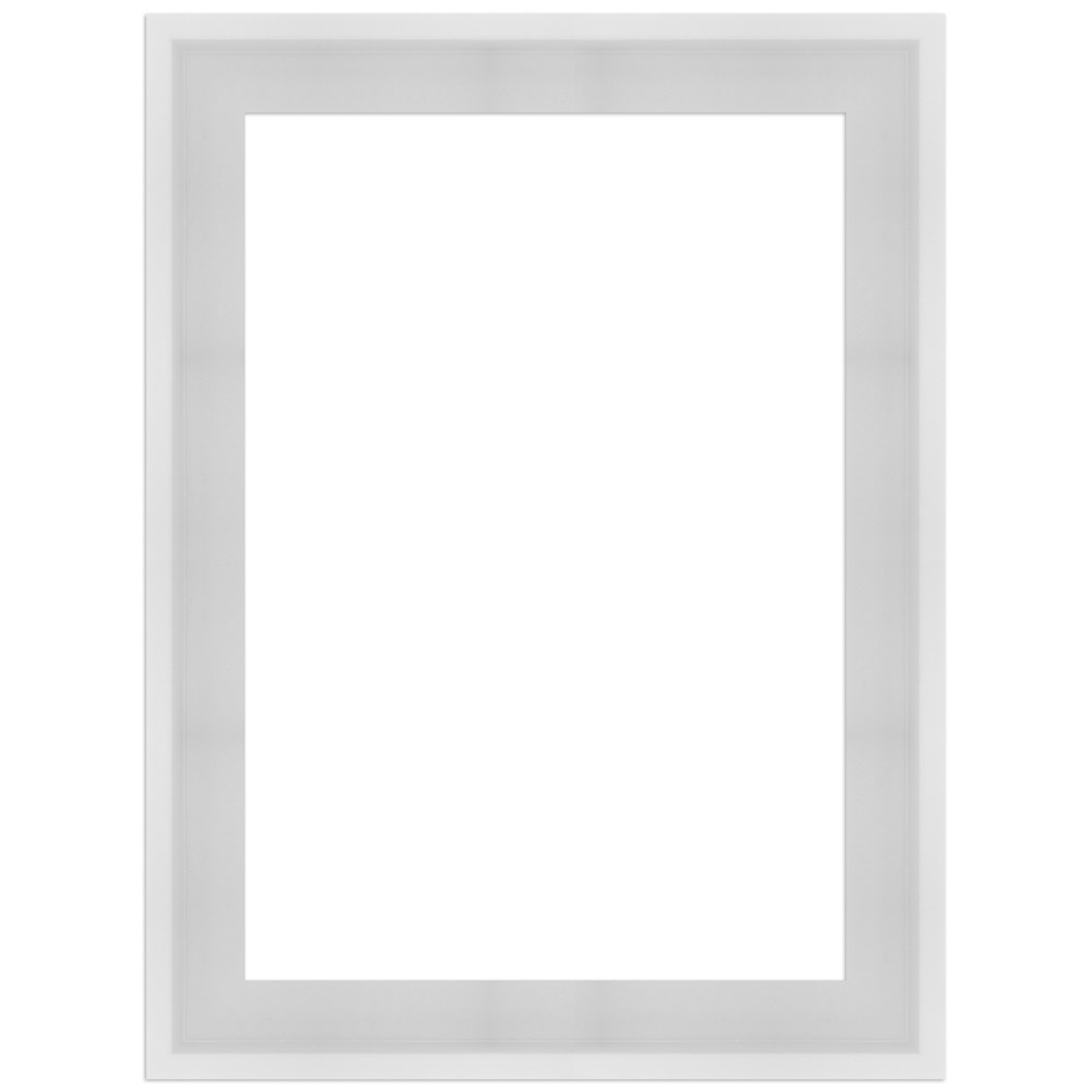Skuggfogsram Iguas 40x60 cm | vit, matt | Tom ram (utan glas/baksida)
