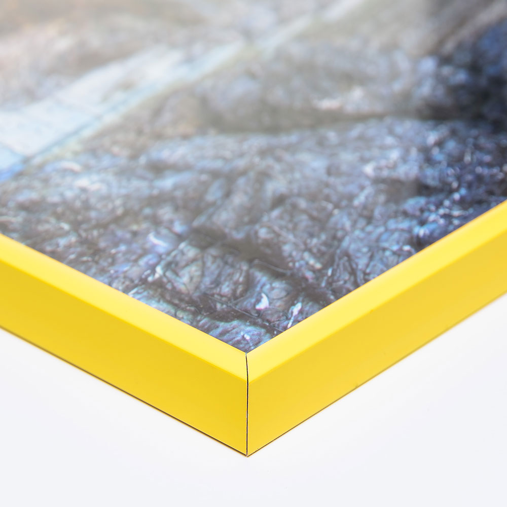 Plast-pusselram för 1000 delar 48x68,5 cm | gul | Antireflex-Konstglas