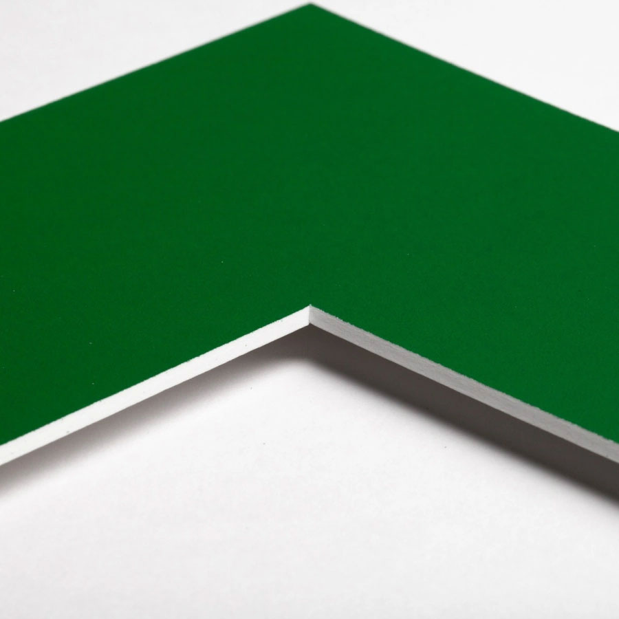 Färdig-passepartout 13x18 cm (9x13 cm) | grön