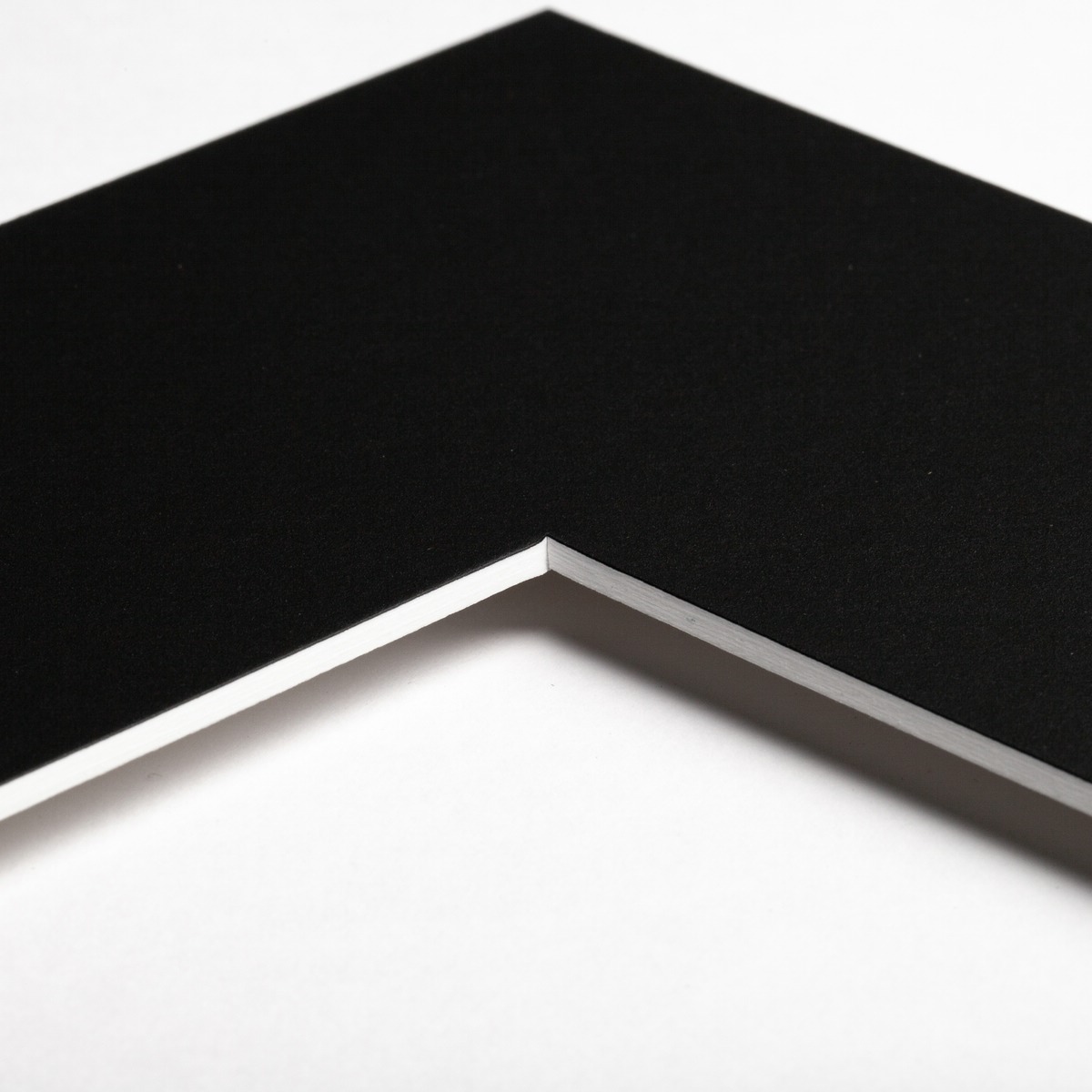 Färdig-passepartout 13x18 cm (9x13 cm) | svart