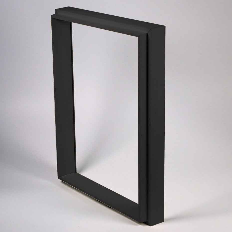 Kompletterande set Unibox 40x50 cm | svart | Tom ram (utan glas/baksida)